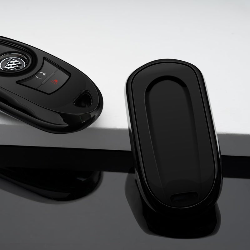 Tengare Buick Key Fob Cover Car Key Protector Case Key Chain Holder Accessories Black - Image 4