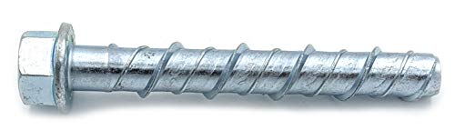 CONFAST LDC383 3/8" x 3" Zinc Plated Large Diameter Concrete Screw for Anchoring to Masonry, Brick or Block (25 per Box) - Image 5