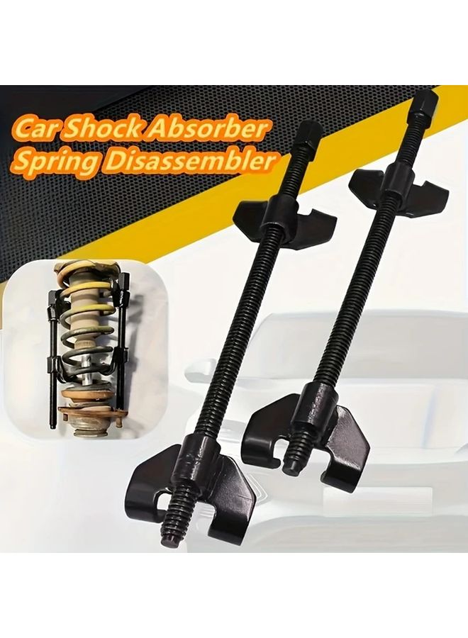 2pcs Durable Steel Coil Spring Compressor for Strut Clamp Tool Set Vehicle Suspension Repair - Image 1