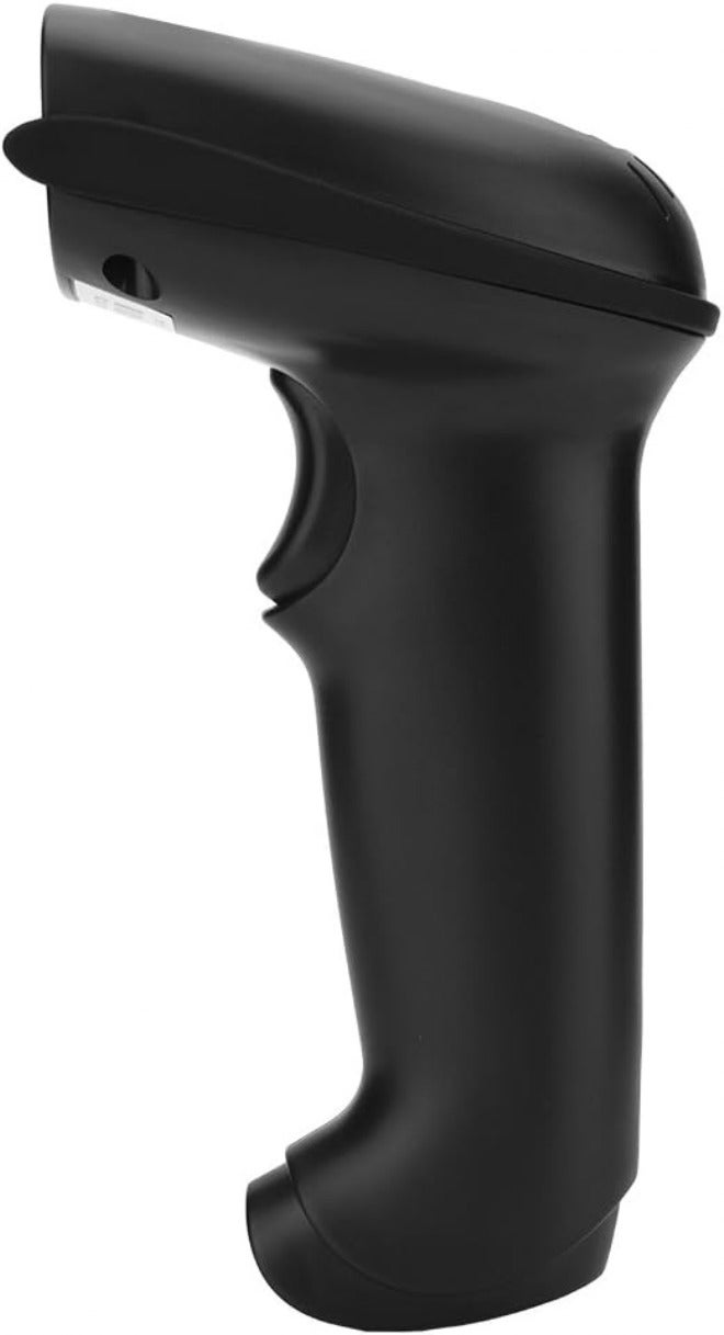 GOWENIC Handheld Wireless Barcode Scanner, USB Wired 2.4GHz Wireless Barcode Bar Code Scanner Reader, for Library Book Convenience Store, Supermarket, Warehouse (Black) - Image 1