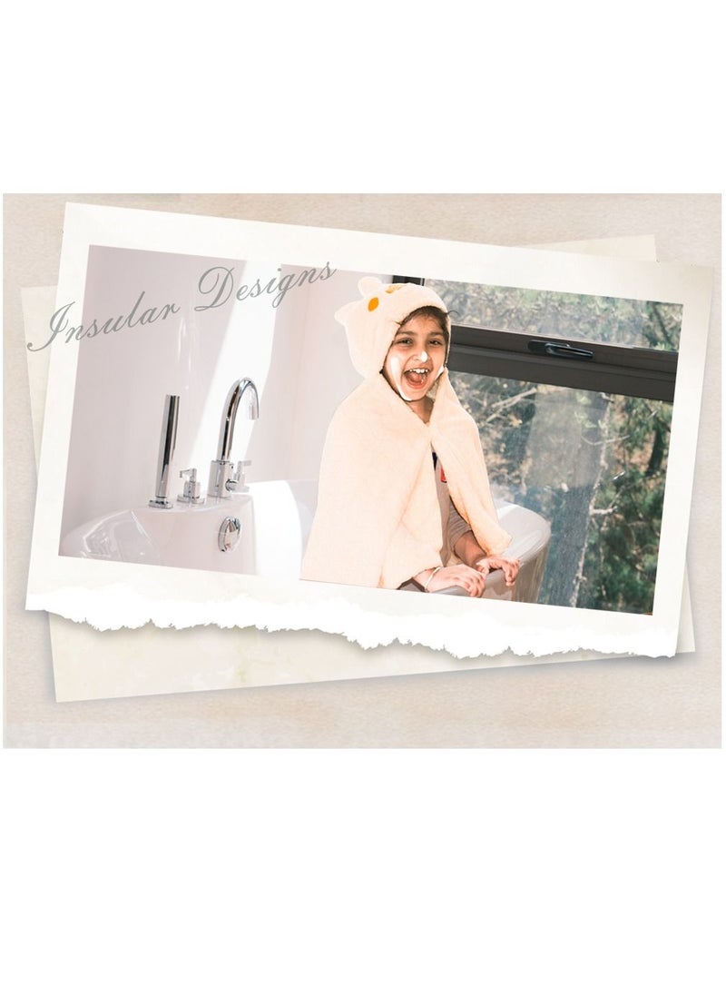 insular Animal Hooded Soft Bath Towel  - Image 2