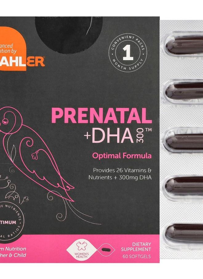Zahler Prenatal + DHA 300 120 Softgels 