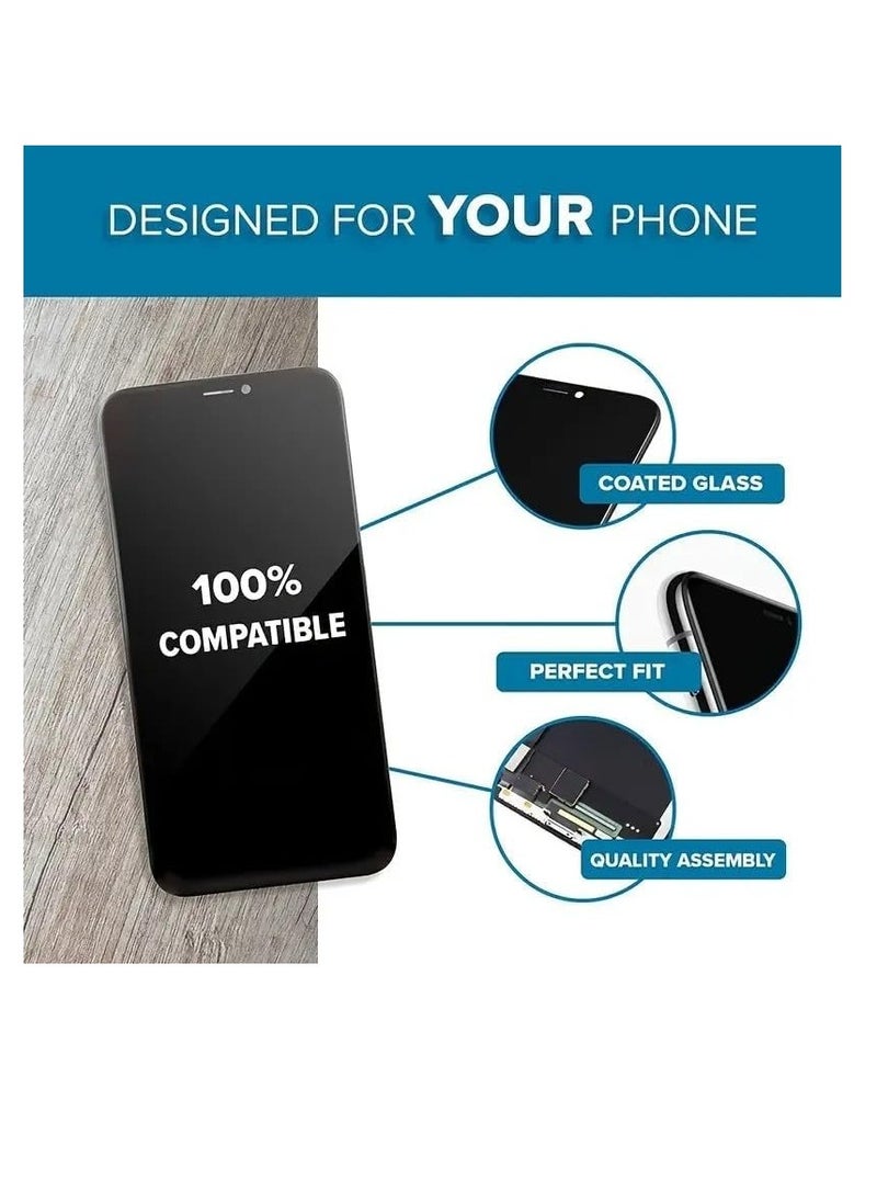RYN - Screen Replacement Compatible for iPhone 14 LCD Screen 6.1" Touch Glass Display Digitizer Full Assembly with Repair Tool Kits and A2649, A2881, A2884, A2883, A2882 - Image 1