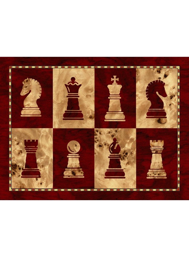 HPL Large High Gloss Cherry and Burlwood Color Locking Chess Storage Box for up to 4 3/4 inch Men Set - Image 4