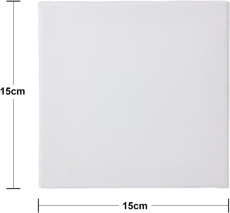 Al Raied ARS® 10 PCS White Cotton Artist Canvas Boards - Image 2