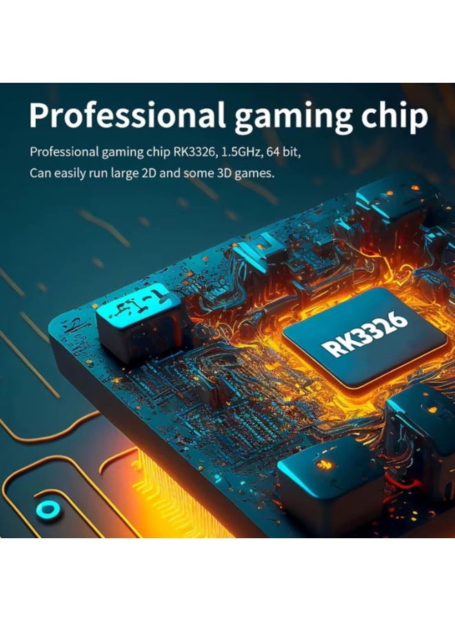 MUNTAQI R36S Retro Handheld Gaming Console – 3.5" 640x480 HD Screen Portable Game Pad, 28 Emulators, Quad-Core A7 1.5GHz Processor, TF Card 128GB, Built-in Classic Games, Fast Charging Handheld Video Game Player - Image 2