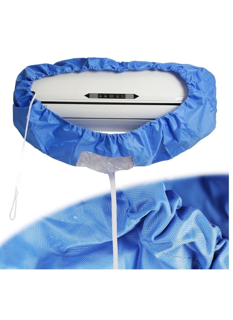SYOSI - Split Air Conditioning Cleaning Waterproof Cover Bag, AC Unit Dust Washing Clean Cover Kit with 9ft Water Pipe Wall Mounted Air Conditioning Protector Service Bag Fits 9000 to 12000BTU - Image 1