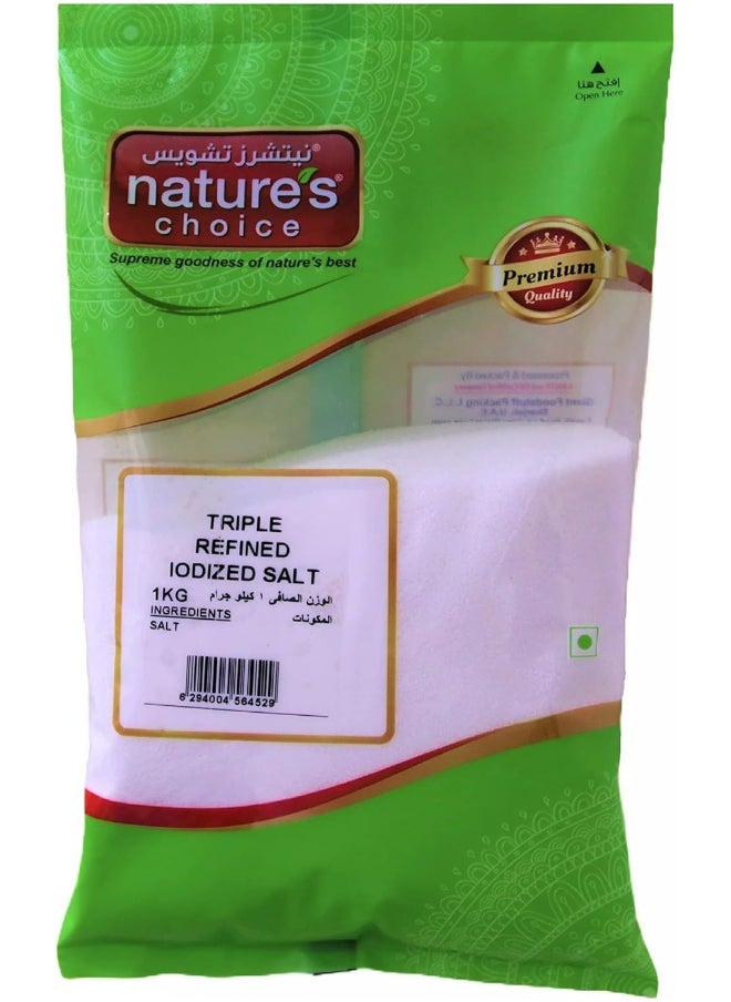 Nature's Choice Natures Choice Iodized Salt, 1Kg  - Image 1