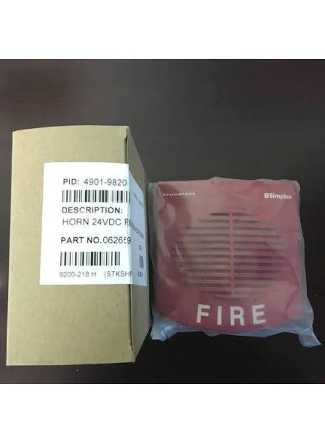 Simplex Sounder Flasher, Horn 24CDC, 4901-9820 - Image 2