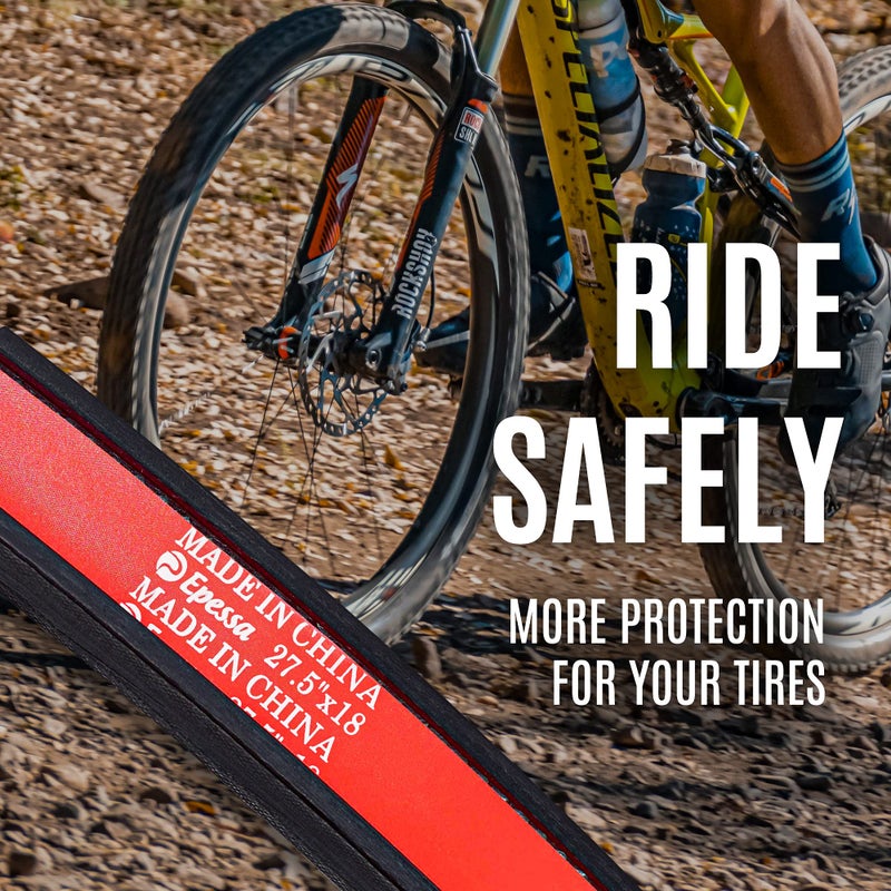 Epessa Bike Bicycle Rim Strip Rim Tape Fits Size 12" 14",16",20",24" 26'', 27.5'', 700C-A Pair - Image 2
