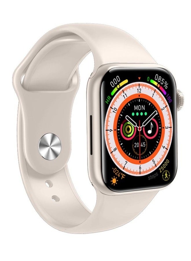 AROAQ GSK 9 Pro Max Smartwatch 2.2″ AMOLED HD Display, ChatGPT, NFC, BP Monitor, SpO2, Heart Rate, Fitness Tracker, Waterproof – Beige - Image 2