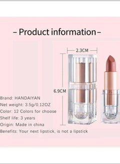 Handaiyan Matte Long-lasting Barn Red Lipstick, HANDAIYAN  - Image 2