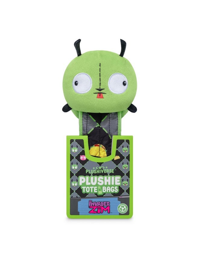 TeeTurtle TeeTurtle Invader Zim Gir Plushie Tote Bag - Cute Novelty Foldable Shoulder Bag  - Image 4