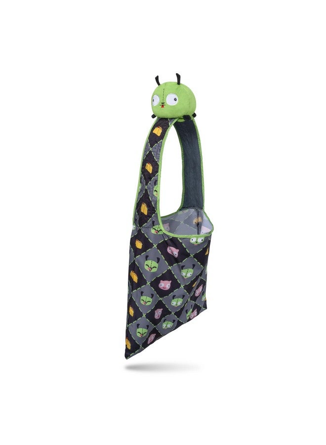 TeeTurtle TeeTurtle Invader Zim Gir Plushie Tote Bag - Cute Novelty Foldable Shoulder Bag  - Image 1