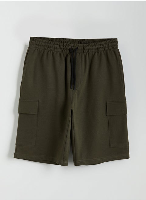 Slim Fit Men's Cargo Shorts