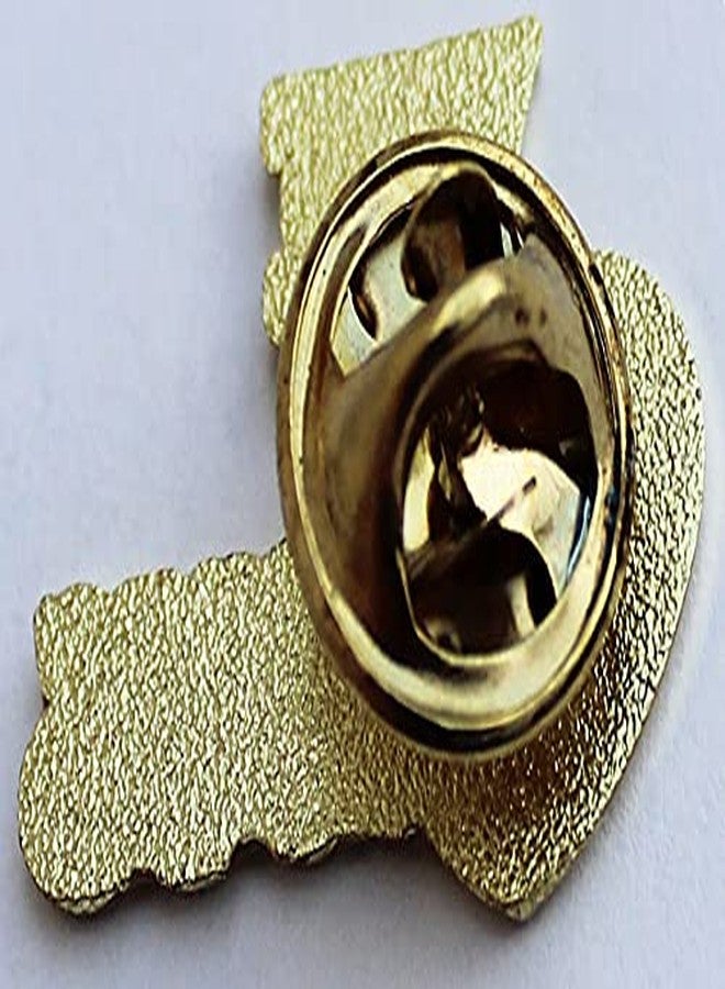 Flagline I Love Jesus Die-struck Metal Religious Lapel Pin with Butterfly Clasp Closure - Image 3