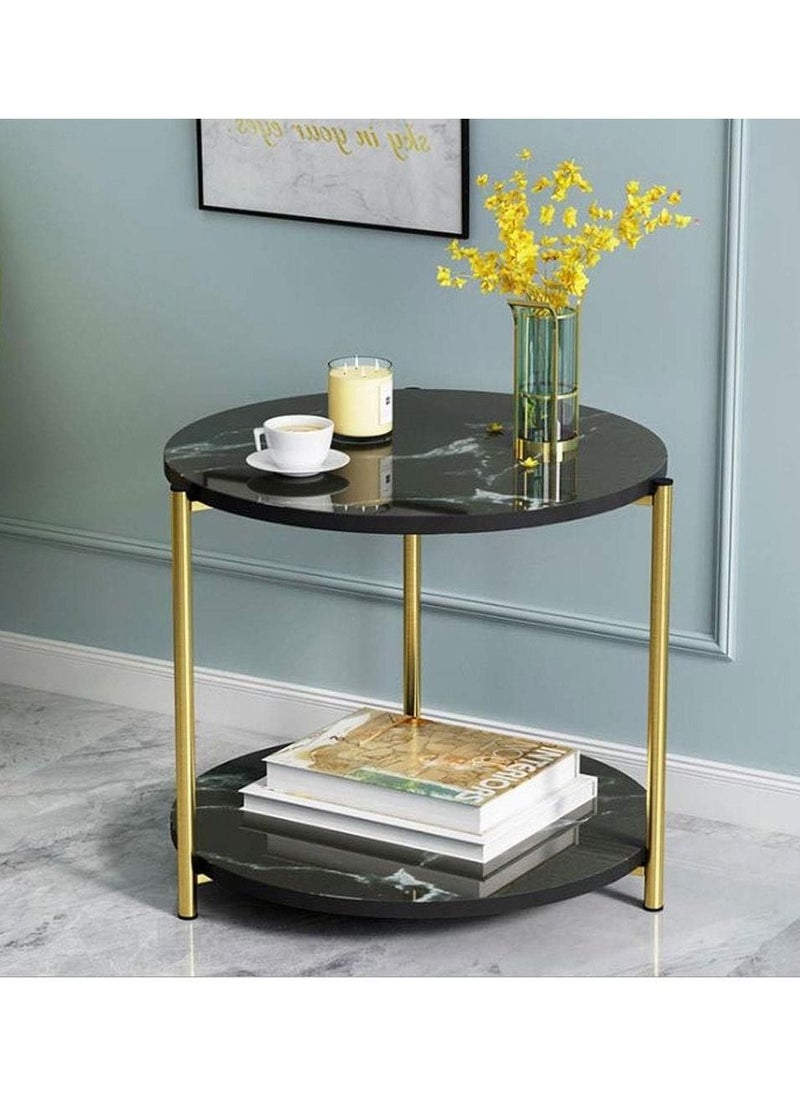 Generic Italian slate coffee table small apartment home living room center table simple modern side a few light luxury sweet table  - Image 1