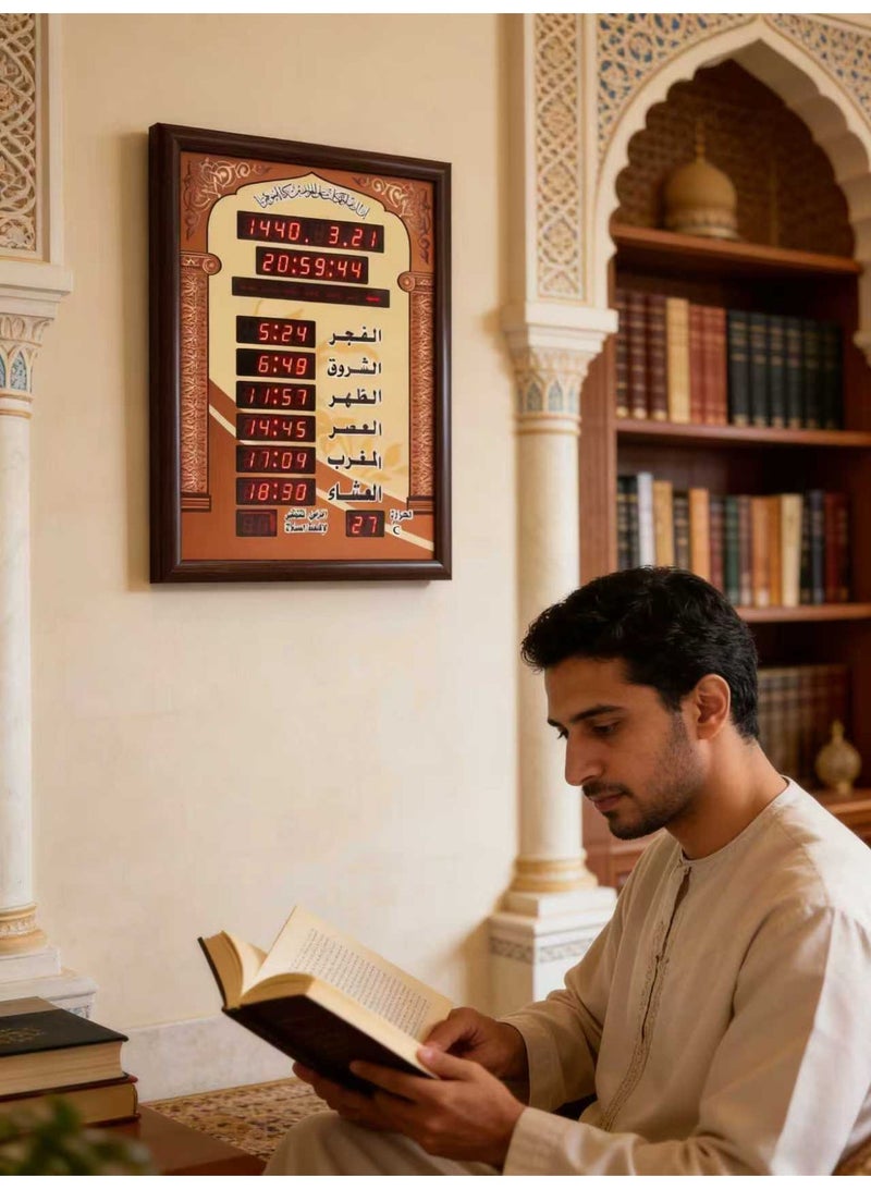 TL-7050 AZAN clock Islamic Prayer Muslim Wall Clocks 50x5x70cm - Image 3