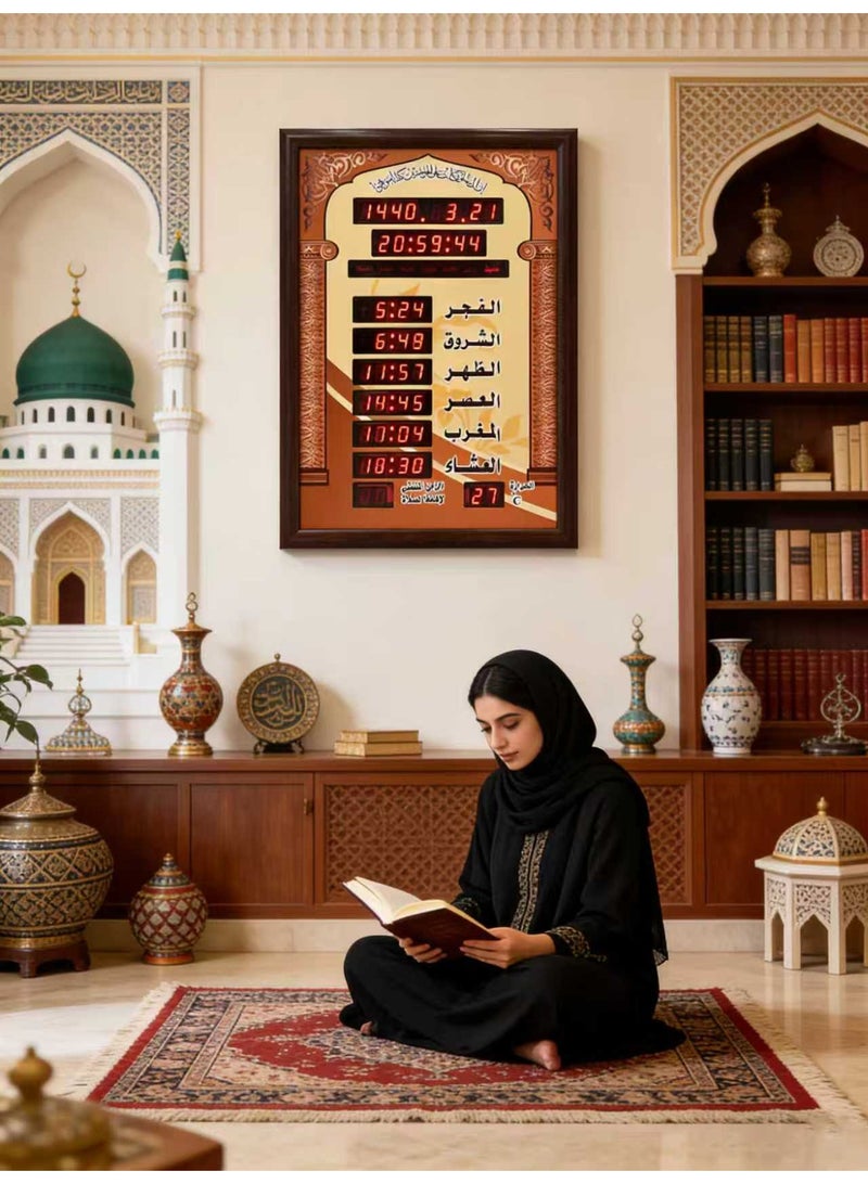 TL-7050 AZAN clock Islamic Prayer Muslim Wall Clocks 50x5x70cm - Image 5