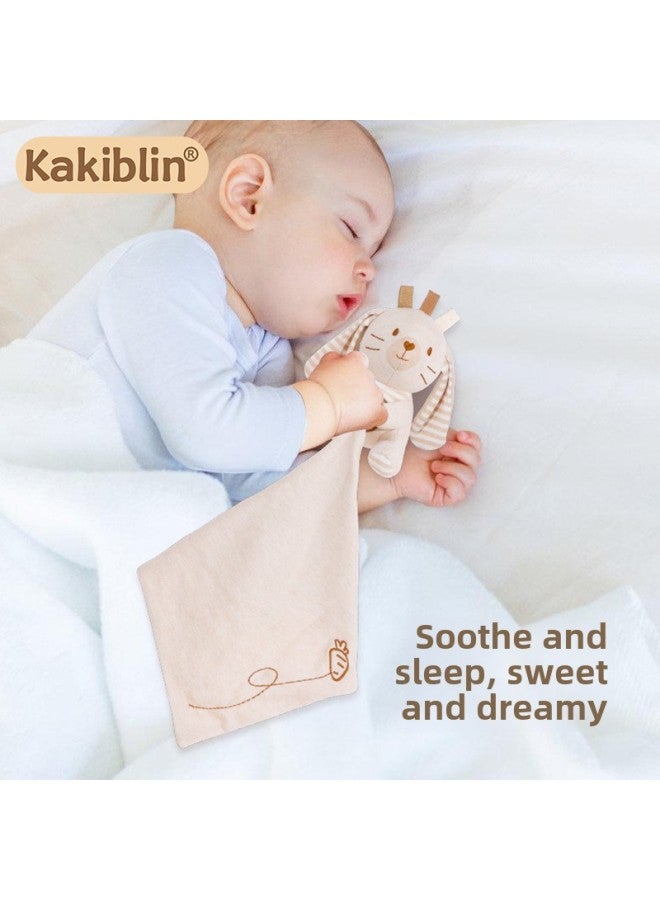 Kakiblin Organic Cotton Doll Comfort Towel Baby Entrance Bite Saliva Towel Newborn Sleeping Toy-Color:Organic Cotton Bear Doll Towel (bag)  - Image 4