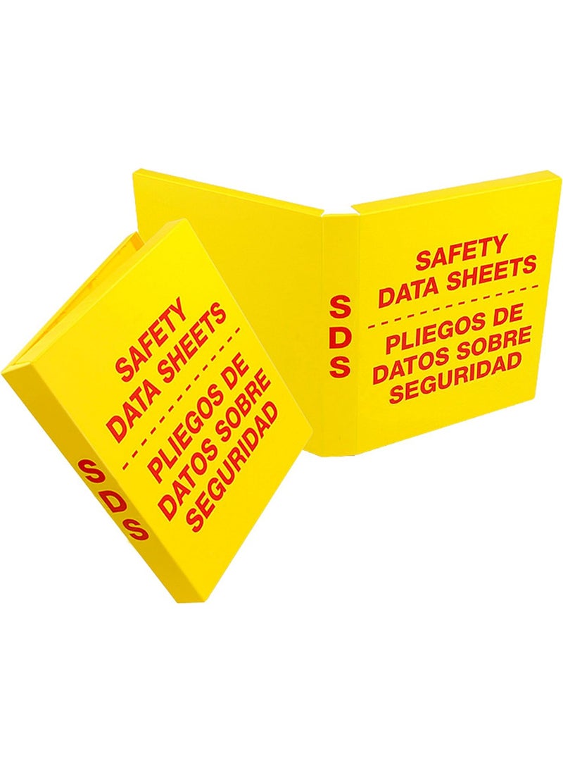 UniKeep UniKeep SDS Bilingual Binder  15 Ring Capacity3 Poly Rings Fully Enclosed Case  - Image 2