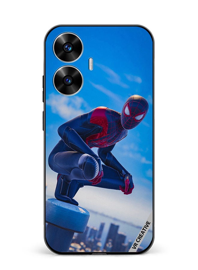 VR CREATIVE Protective Case Cover For Realme C55 Spiderman Design Multicolour - Image 1