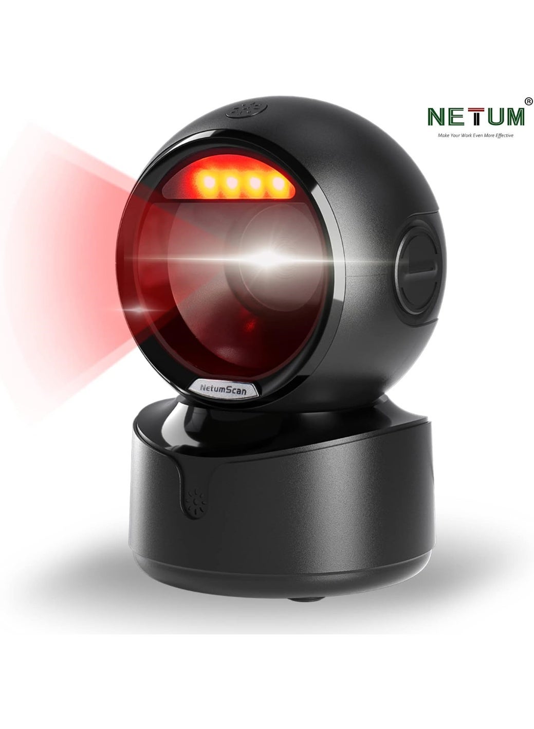 Automatic Omnidirectional Desktop Barcode Scanner, Hands-Free USB Wired QR Barcode Reader, 1D 2D Bar Code Image Sensing for Warehouse, Supermarket, Retail Store, Bookstore Pos System