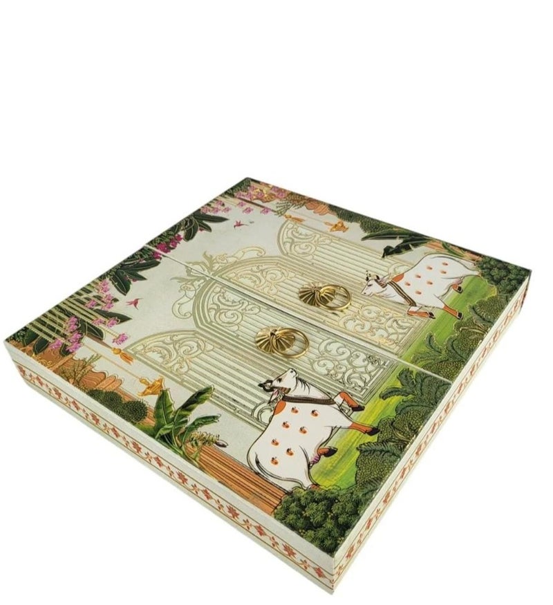 KHUSHBOO JEWELS 12.5 GRAMS 999 SILVER HOUSE WARMING MINTED SHAGUN COIN BOX - Image 3
