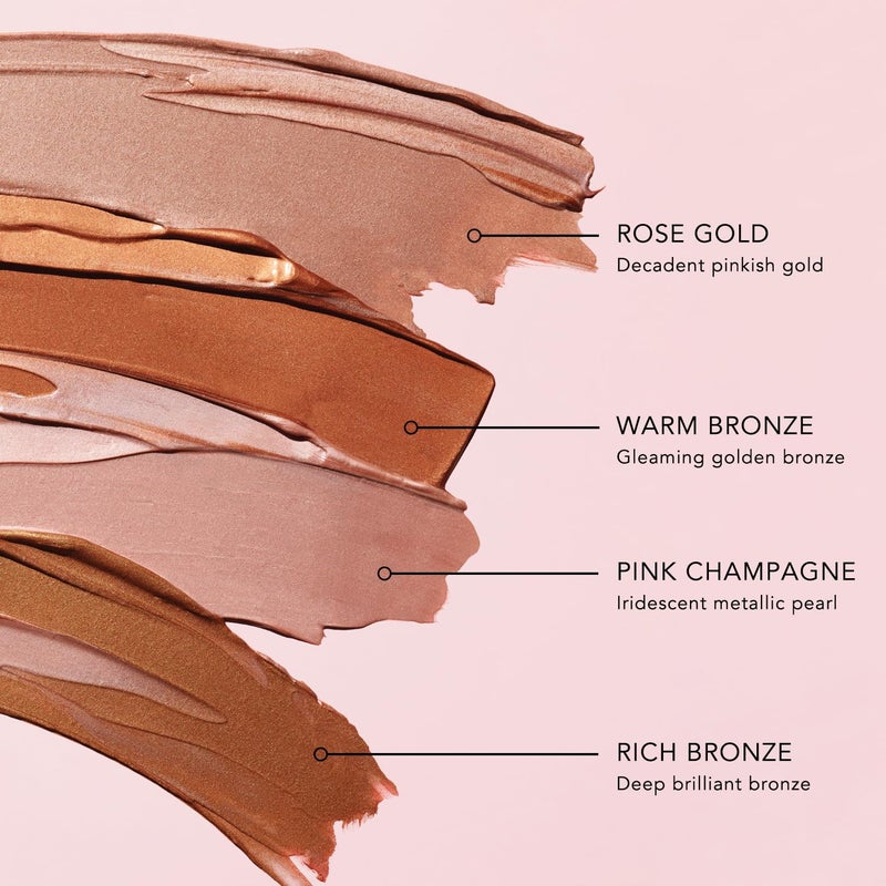 JLO BEAUTY Complexion Booster Highlighter & Bronzer for Face & Body, Lightweight Skin Care Makeup Primer with Vitamin E, Shimmer Skin Tint for Dewy Glow, That Star Filter, Pink Champagne, 1 Fl Oz - Image 2