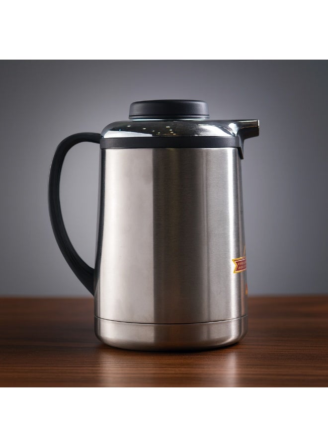 باصرة ترمس شاي وقهوة ستانلس ستيل فاخر من باصرة – 1.3 لتر