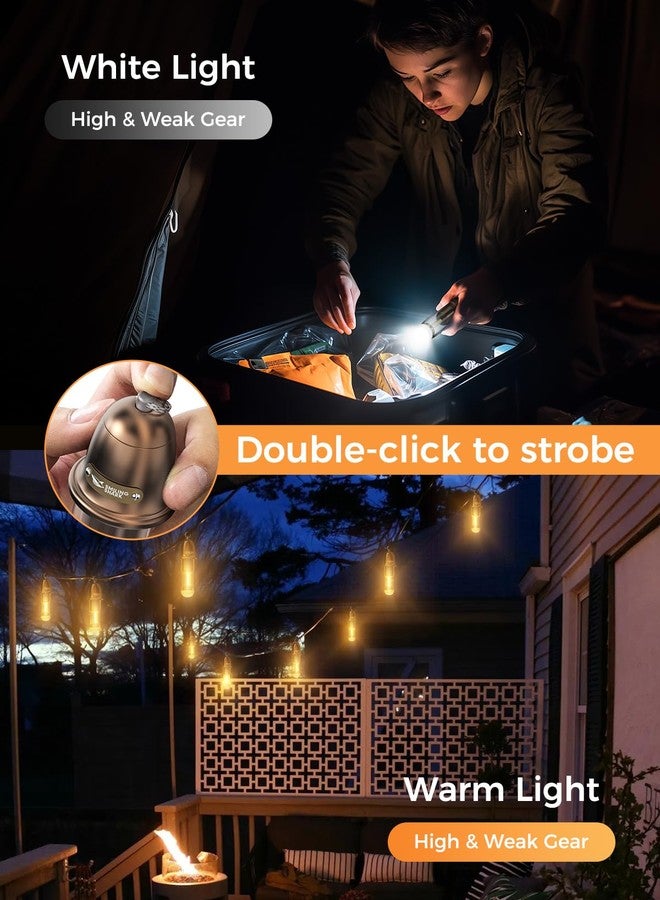 Smiling Shark Camping Light with Lanyard Rechargable IPX4 Waterproof - Image 3