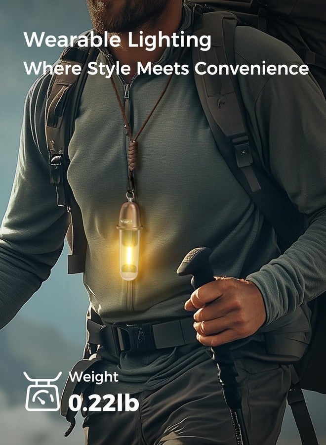 Smiling Shark Camping Light with Lanyard Rechargable IPX4 Waterproof - Image 4