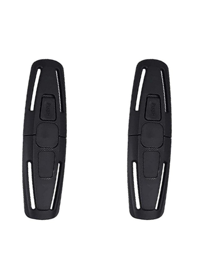 Dogxiong 2 Pcs Universal Child Seat Chest Harness Clip and Baby Seat Safety Belt Clip Buckle Universal Replacement for Kids Trend Adjustable Guard (Black) - Image 5