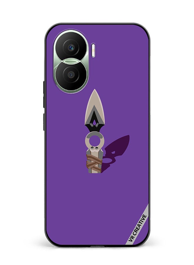 VR CREATIVE Protective Case Cover For Honor Play7T Pro Jett Knife Valorant Design Multicolour - Image 1