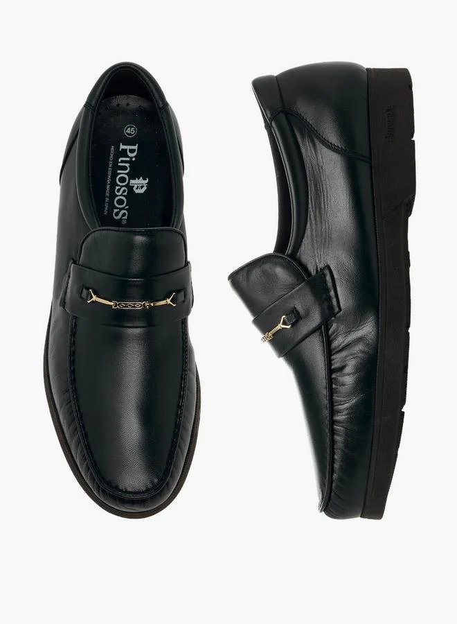 بينوسوس Men Slip-On Genuine Leather Loafers