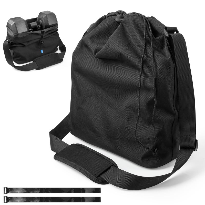 Xxerciz Dumbbells Carry Bag with Adjustable Strap Portable Fitness Dumbbell Storage Bag Case Gym Crossbody Bag with Soft Pad for Carrying 1 Pair Dumbbells Each from 5 LBS to 20 LBS - Image 2