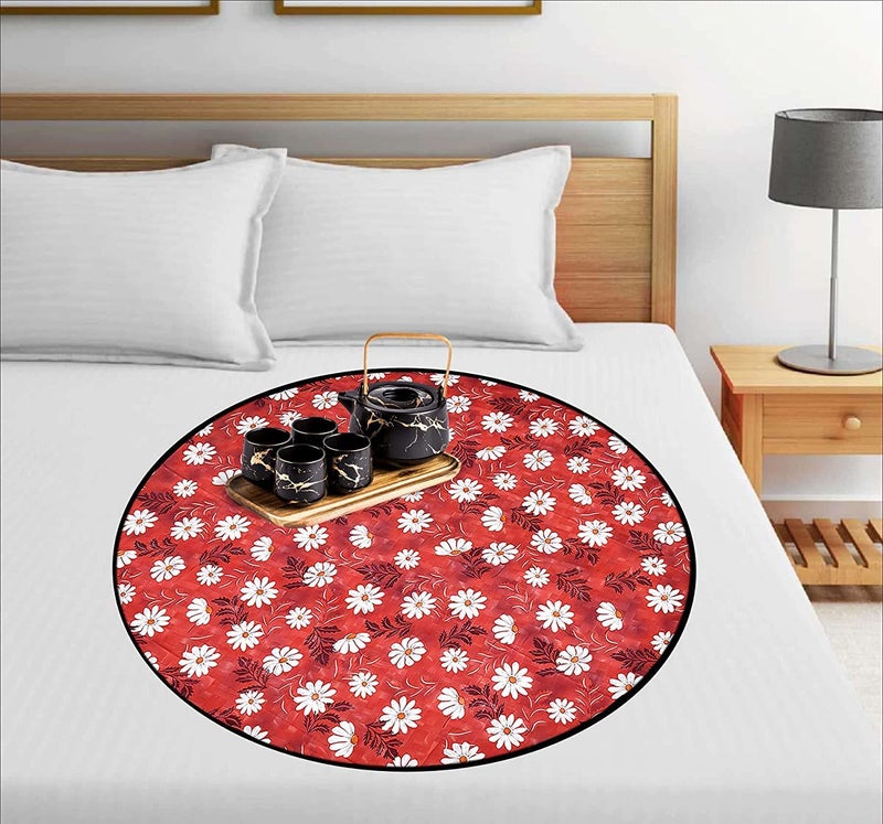 Khushimit® Water Resistant Baby Bed Sheet Protector || Baby Enjoy Food on Bed with Playing || Baby Playing Sheet || Picnic Mat for Baby with Stain Resistant || Size- 36 * 36 Inch || (Design-KM1004) - Image 5