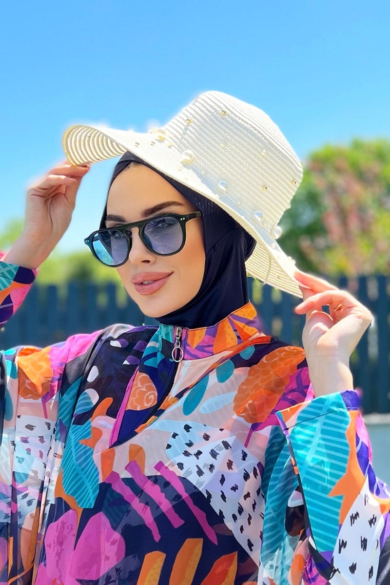 Remsa Mayo Pearl Straw Hat Ecru Rş-62  - Image 1