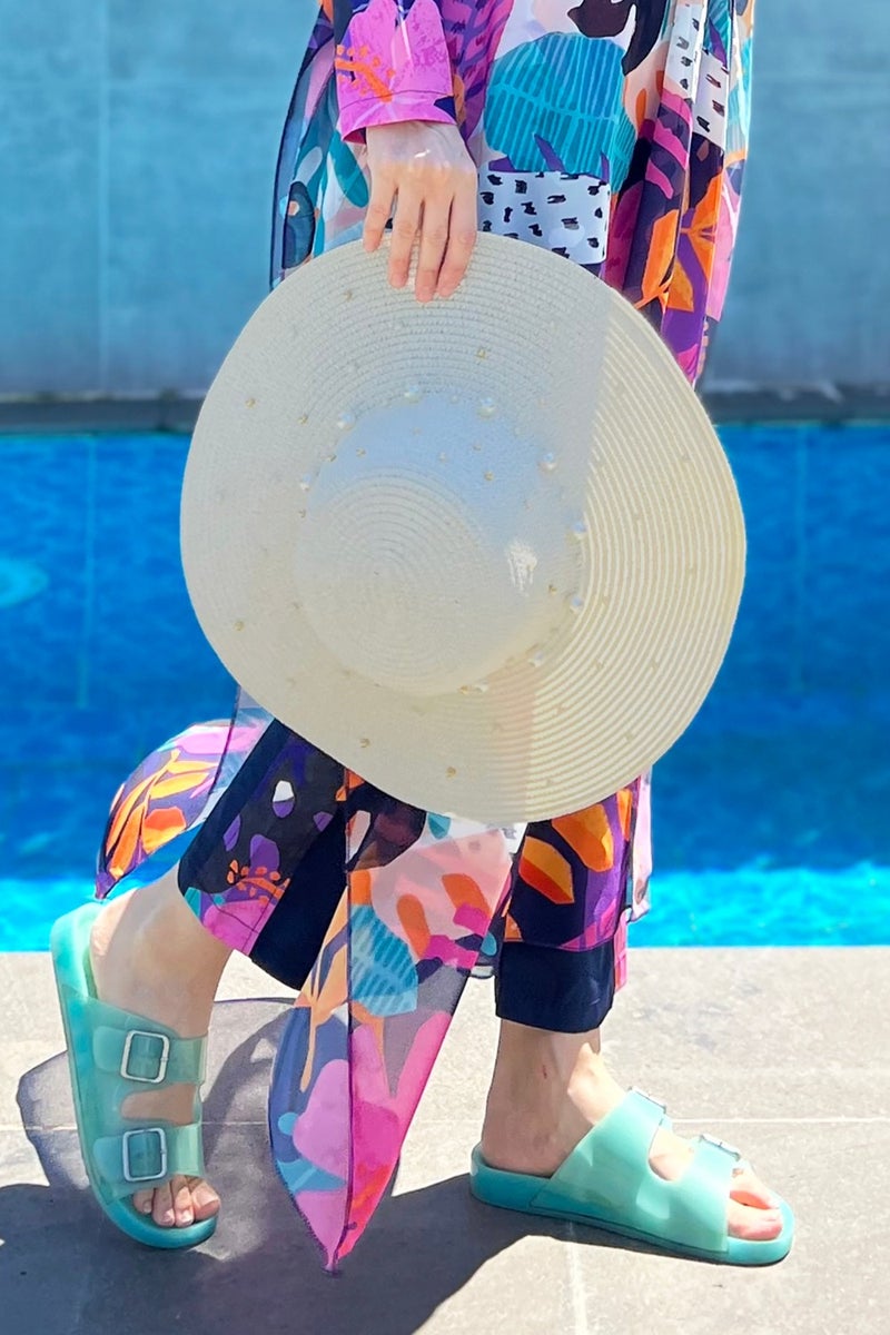 Remsa Mayo Pearl Straw Hat Ecru Rş-62  - Image 5