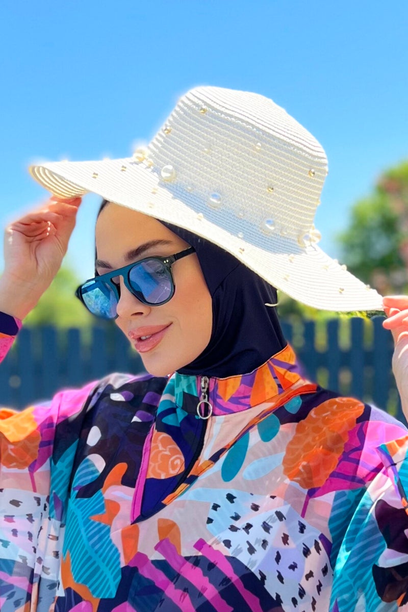 Remsa Mayo Pearl Straw Hat Ecru Rş-62  - Image 4