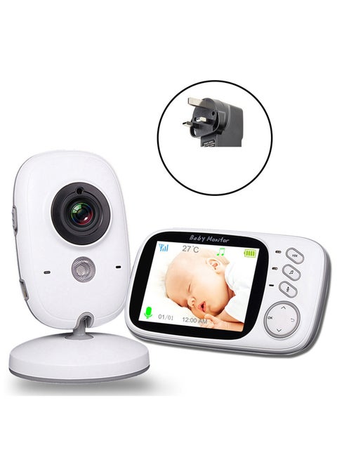 Surveillance Camera 2.4G Baby Monitor Long Range Upgraded 850’ Wireless Range, Night Vision, Temperature Monitoring and Portable 3.2” Color Screen