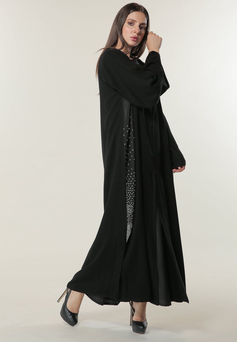 مويستريت عباية بتطريز مزدوج - Image 5