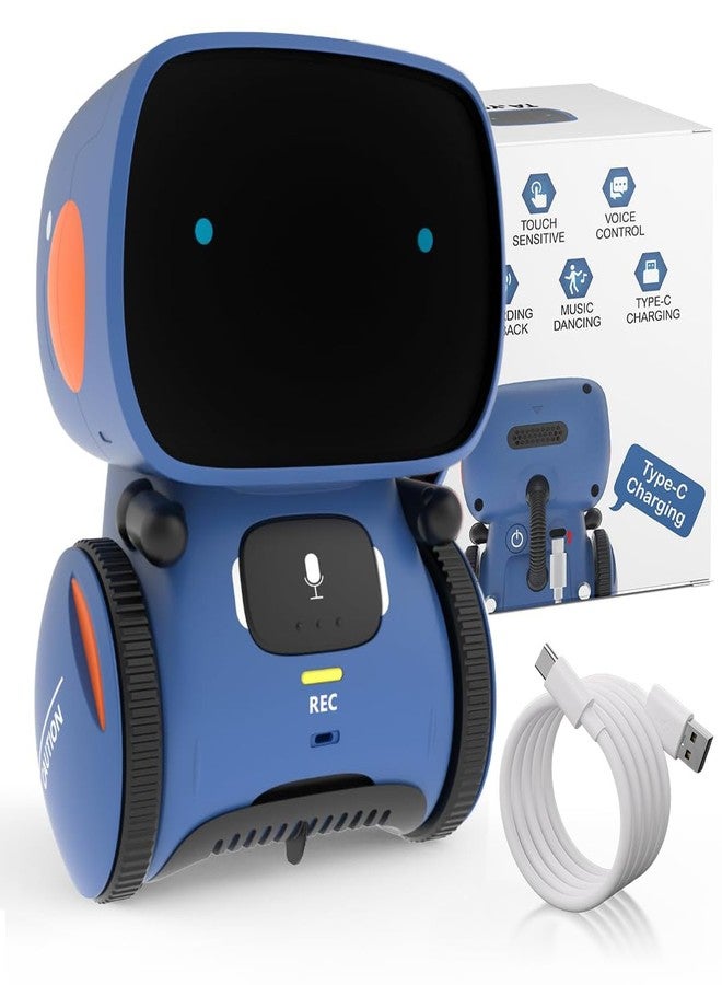 98K Robot Toys for Girls and Boys Rechargeable, Touch and Voice Control Robots Interactive Talking Smart Partner and Teacher with Singing, Dancing, STEM Toy Gifts for Kids Age 3 and Up - Image 1