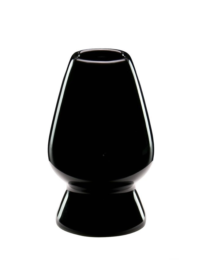 ECOLEMON Large Opening Matcha Whisk Holder for Shin Chasen, Black Matcha Whisk Stand, Chasens Holder, Kusenaoshi, Bamboo Whisks Reshaper - Image 1