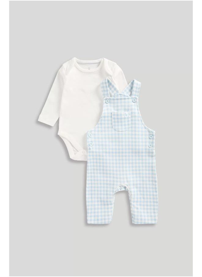 mothercare - My First Dungarees and Bodysuit Set - Image 1