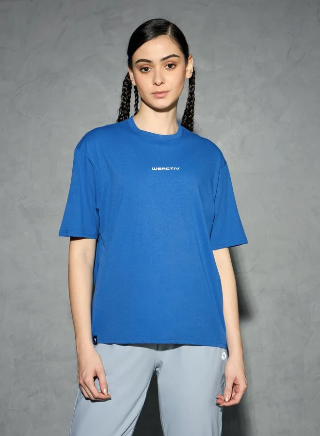 Technosport Technosport Solid Boxy Fit Short Sleeve T-Shirt