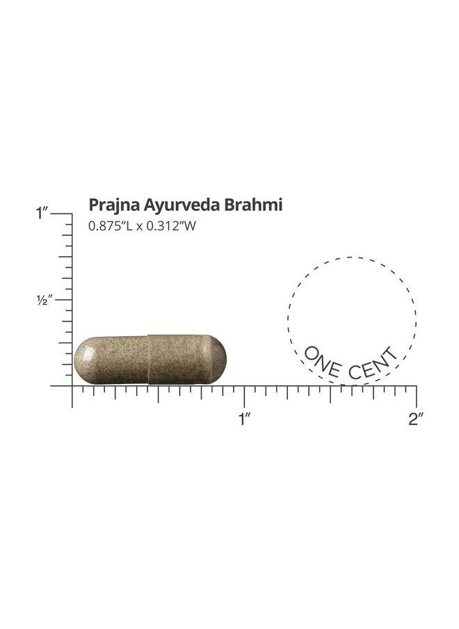 Healthy Directions - Dr. Kulreet Chaudhary’S Prajna Ayurveda Brahmi Formula Is Traditionally Used To Nourish The Brain; Blended With Synapsa For Memory And Cognition Vegan Glutenfree Soyfree (56 Capsules 500 Mg) - Image 1