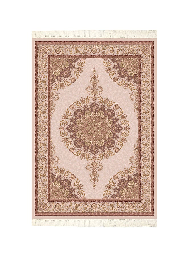 In-House Classic Design Turkish Rectangular Decorative Carpet - Red - 160x100 cm - Image 3