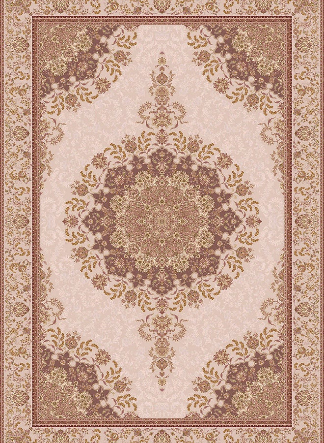 In-House Classic Design Turkish Rectangular Decorative Carpet - Red - 160x100 cm - Image 5