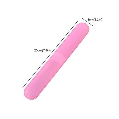 Suzec Anti Bacterial Plastic Toothbrush Container (Pack Of 1)- Tooth Brush Cap, Caps, Cover, Holder, Cases, Travel (Random Color), Multicolour - Image 5